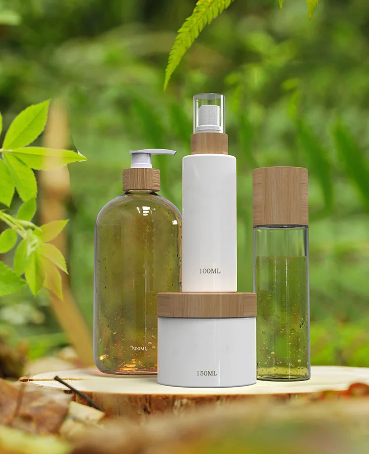 sustainable bamboo cosmetic packaging
